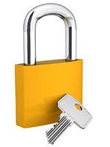 3D padlock and key v2