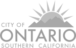 City of Ontario CA 0 customer grayscale logo
