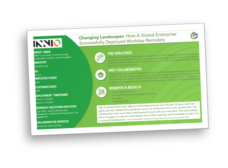 INNIO customer snapshot graphic