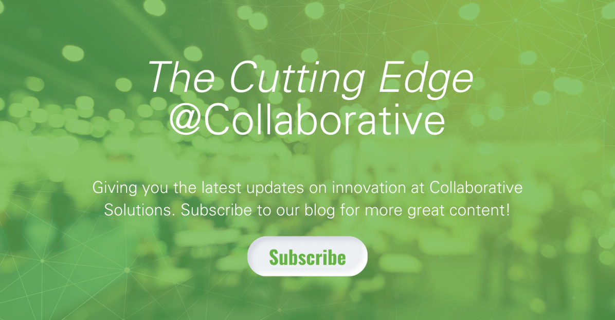 Cutting Edge at Collaborative: Subscribe to our blog for more!