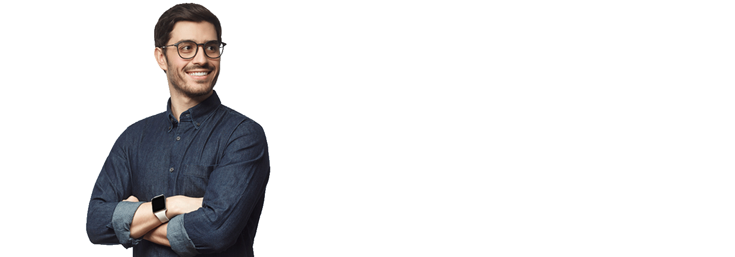 person smiling with arms crossed