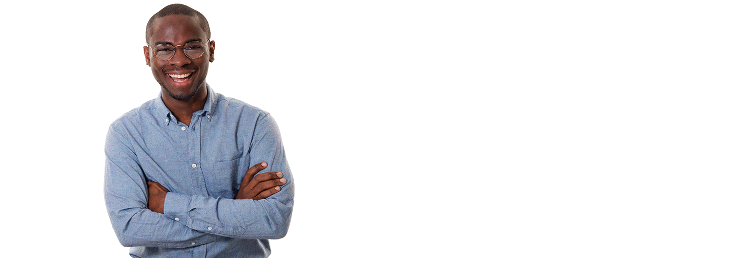 person with arms crossed