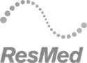 Resmed - customer grayscale logo
