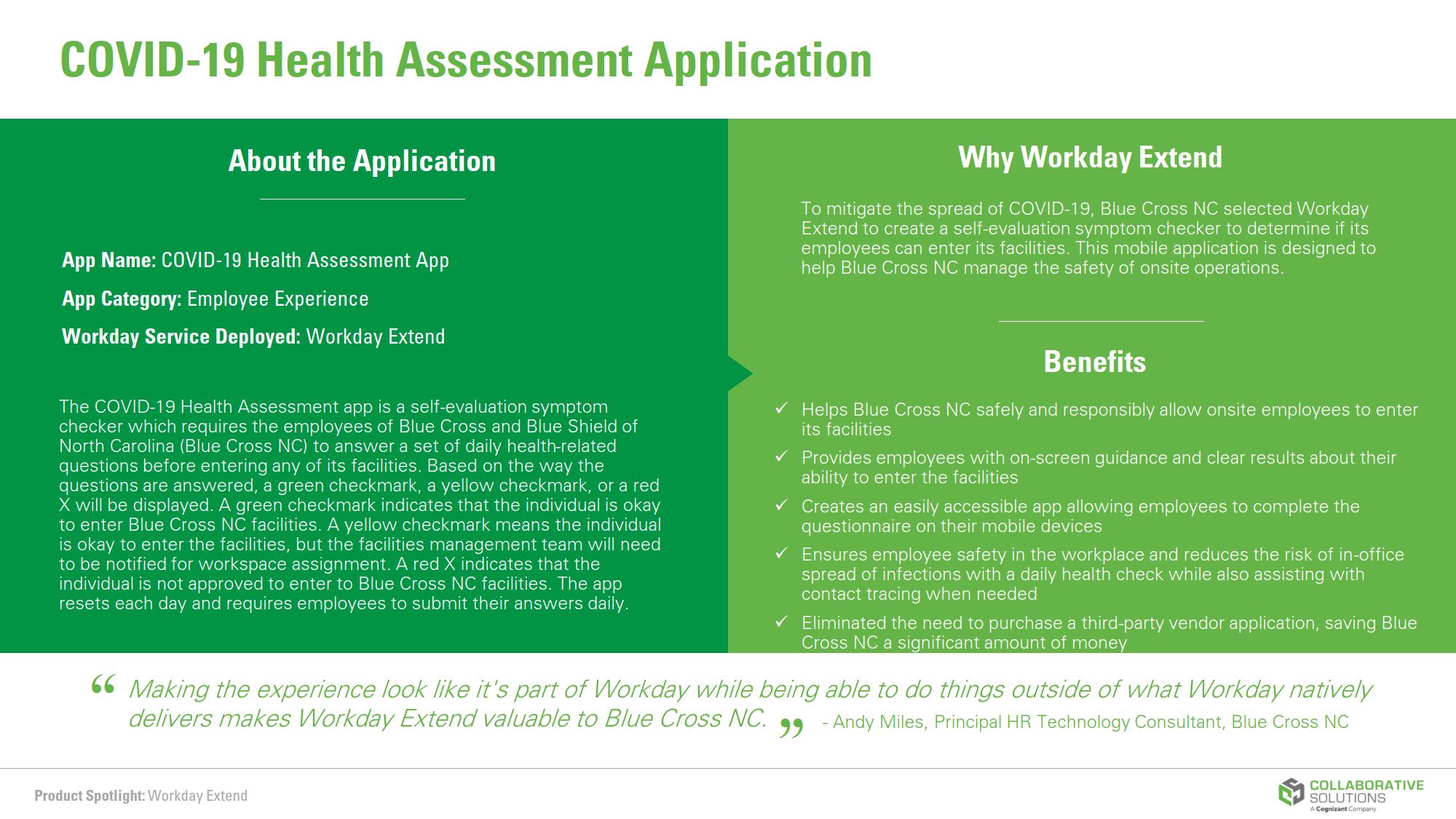 Blue Cross NC Product Spotlight_COVID19 Health Assessment_1